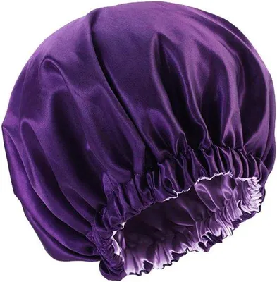 Image de Bonnet en soie pour femmes, pour cheveux naturels