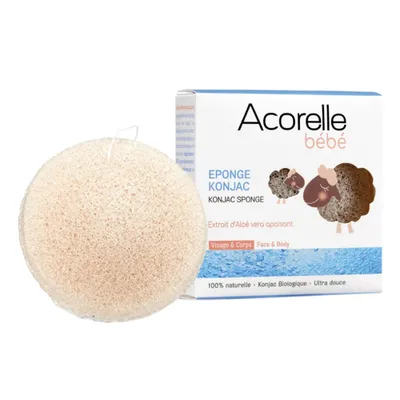 Produktbild von Konjac Babyschwamm für sanfte tägliche Reinigung, Peeling und Massage