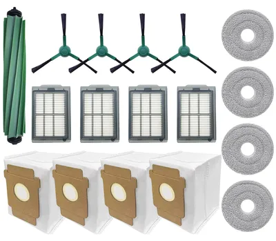 Produktbild von VERCO Ersatzteile für iRobot Roomba Plus 405 505 Zubehör Bürsten Filter Beutel Tücher