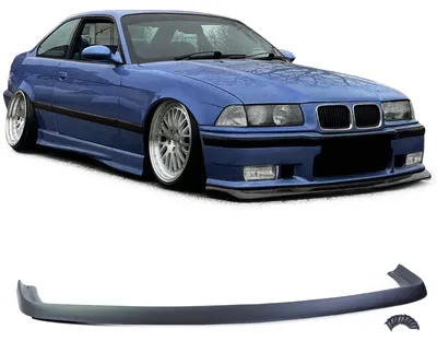 Produktbild von Frontspoiler schwarz matt Spoiler Lippe für BMW 3er E36 1990-1999 mit M-Paket