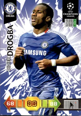 Image de 2010/11 Champions League Panini Card: Chelsea – Didier Drogba