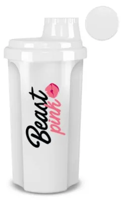 Produktbild von GymBeam - BeastPink Shaker (700 ml) in White - BeastPink