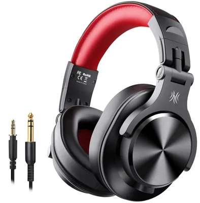 Productafbeelding van Koptelefoon draadloos - Over-ear - Bluetooth 5.0 - 72 uur speeltijd - Goud