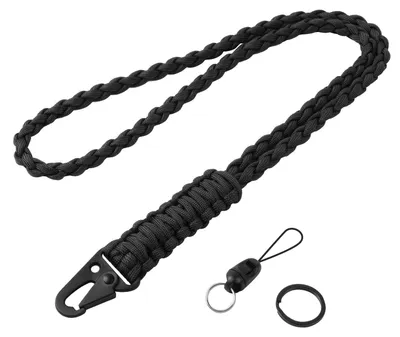 Productafbeelding van Paracord Sleutelhanger met Omhangoog en Sleutelring