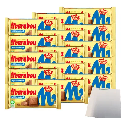 Produktbild von Marabou Schokolade Vollmilch Mjölkchoklad VPE (15x220g Tafel) + usy Block