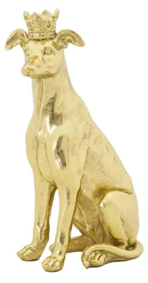 Produktbild von Mauro Ferretti Hundeskulptur Dog Gold 20x12,5x33 cm gold
