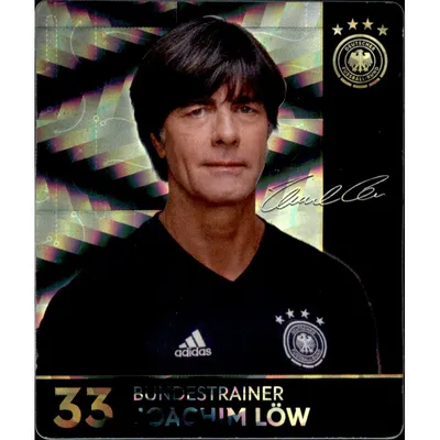 Image de 33 - Joachim Löw GLITZER - Carte de collection REWE WM18