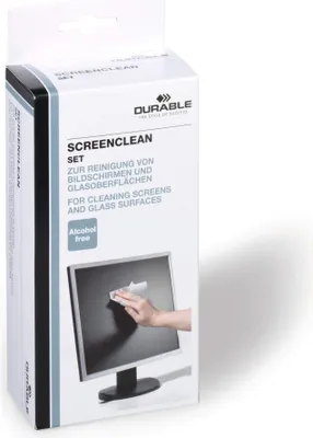 Image de DURABLE Kit de nettoyage pour écrans SCREENCLEAN® SET, Multicolore, 570700