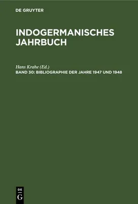 Produktbild von Bibliographie der Jahre 1947 und 1948