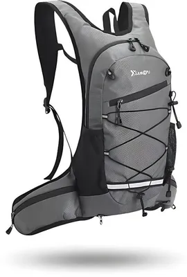 Productafbeelding van CarryQuest® - Wandelrugzak, waterdicht, 46x20x9 cm, grijs
