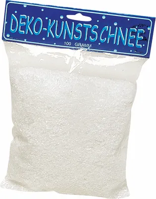 Produktbild von Kunstschnee 100g Beutel Bastelschnee Deko