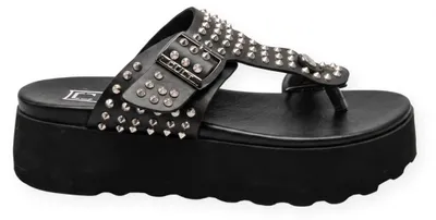 Obrázok produktu pre Dámske papuče Cult jANIS 3447, kožené, čierne, na platforme, veľkosť 39
