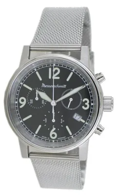 Zdjęcie produktu dla Zegarek męski Aristo Messerschmitt Chronograph ME-1624M ze stali nierdzewnej