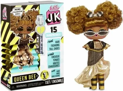 Productafbeelding van L.O.L. Surprise! J.K. Poppenset - Queen Bee, Poppen, Vrouwen, 4 jaar, Meisje, 88,9 mm, 390,909 g