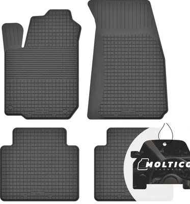 Produktbild von Gummimatten mit Rand Auto Fußmatten Gummi Automatten Passgenau 4-teilig Set - passend für Kia Sportage II 2004-2010