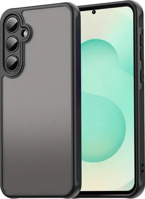 Obrázok produktu pre Puzdro pre Samsung Galaxy S25 Plus/S24 Plus - Zadný kryt Phonesta AirFrost Polopriehľadné - Matná čierna