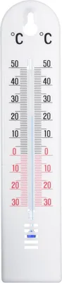 Produktbild von Kunststoff-Außenthermometer 20 cm, weiß, für Innen- und Außenbereich