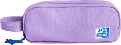 Obrázok produktu pre Oxford 400174211, Mäkké puzdro na perá, Recyklovaný polyester, Levanduľa, Jednofarebné, Zips, Adolescent