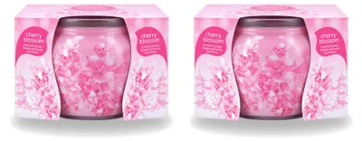 Obrázok produktu pre 2 x Aróma sviečka "At Home Scents" s vôňou čerešňových kvetov - 70 g - výhodný balík - 2 kusy