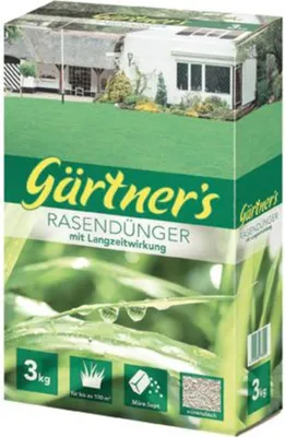 Produktbild von Gärtner´s Rasendünger LZW, 20+5+8+2, 3 kg