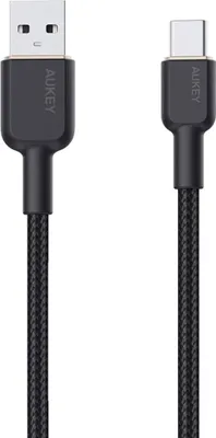 Produktbild von AUKEY CB-NAC1, 1 m, USB A, USB C, 0,48 Gbit/s, Schwarz