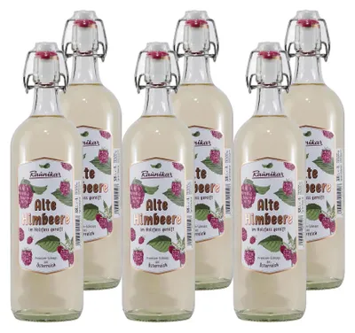 Produktbild von Raunikar Alte Himbeere Obstbrand (6 x 1,0L)