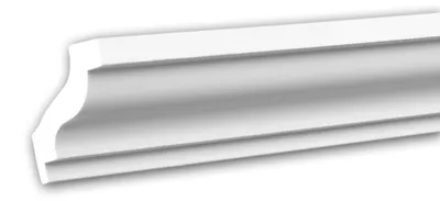 Produktbild von PROFHOME 150103 Eckleiste aus Polyurethan Deckenleiste Stuckleiste 2 m