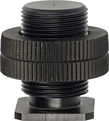 Produktbild von Adapter-Schraube mit 1/4 Zoll Innengewinde & 5/8 Zoll Außengewinde mit 2 Rädelschrauben