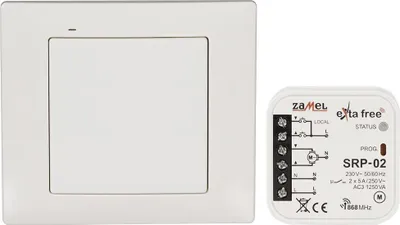 Zdjęcie produktu dla Bezprzewodowy Zestaw Sterujący Rzb-03 (Rnk02+Srp02) Zamel