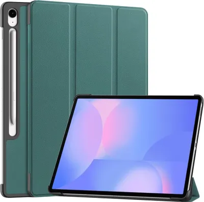 Produktbild von Samsung Galaxy Tab S10 FE Plus Hülle - Coverup Tri-Fold Ständer Klapphülle mit Schlaf/Wach-Funktion - Grün
