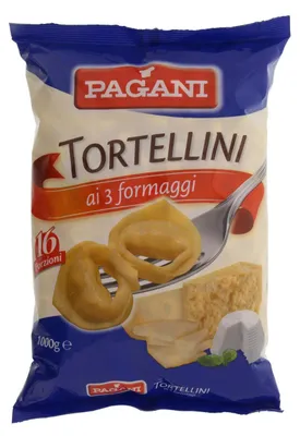 Produktbild von Pagani Tortellini Käse 1000g – Frische, handgemachte italienische Teigtaschen