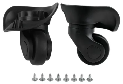 Image de Elzusha - Roues de valise universelles de remplacement - Lot de 2 roues de rechange pour bagages