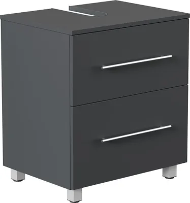 Produktbild von Badmöbel Waschbeckenunterschrank "Mondial" grafit 55 cm