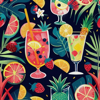 Immagine prodotto di OUTDOOR DECOSTOFFE OXFORD - Motivo cocktail | DX8469