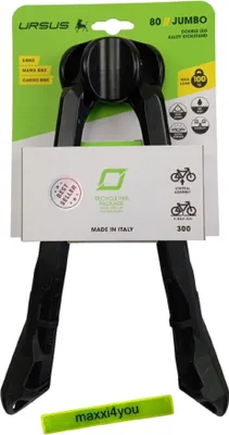 Produktbild von Fahrrad Doppelständer Ursus "Jumbo" für 28 Zoll - Schwarz inkl. maxxi4you Reflexband