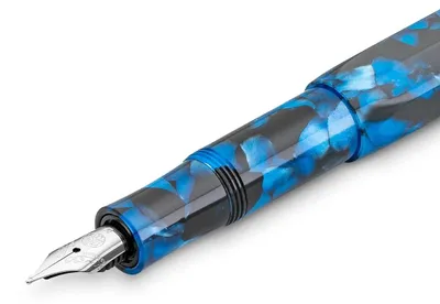 Image de Stylos plume en acrylique avec plume de taille moyenne et cartouches d'encre
