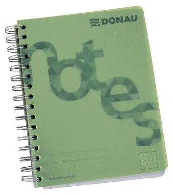 Produktbild von DONAU 7526201-06 Collegeblock PP Cover - A5, kariert, grün