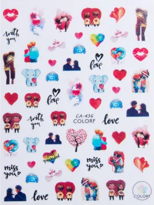 Image de Sticker mince autocollant pour la Saint-Valentin n° CA-436