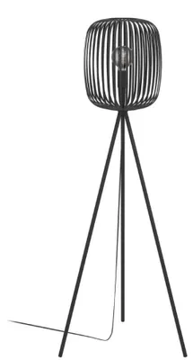 Zdjęcie produktu dla Lampa podłogowa EGLO ''Romazzina'', E27, stal, czarny, 140,5x32,5cm
