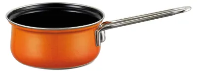 Emaille Stieltopf 16 cm, 1 Liter, ohne Deckel, Induktion