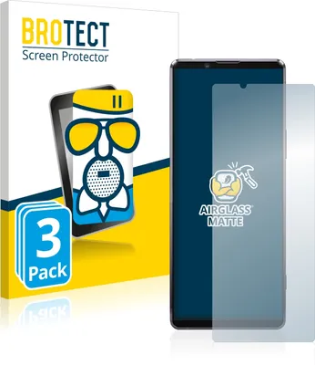 Produktbild von 3x BROTECT Entspiegelungs Schutzglas für Sony Xperia 1 II Schutzfolie Panzer Folie Glas Display Schutz matt