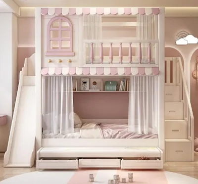 Produktbild von Etagenbett Hochbett Kinderbett Doppelstockbett Jugendbett Kinderstockbett
