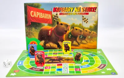 Produktbild von Das Spiel „Kapibaras am Start“