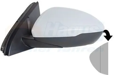 Produktbild von VAN WEZEL 3854807 Außenspiegel Seitenspiegel Links für OPEL INSIGNIA Caravan Asphärisch Beheizt Grundiert
