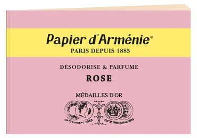 Papier "Rose" – 3 Notizbücher mit Rosenduft