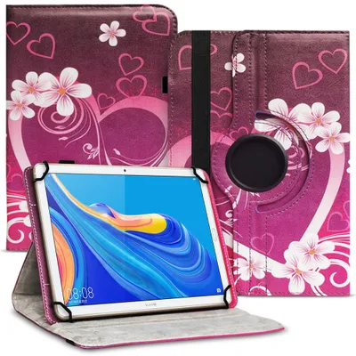 Produktbild von Tablet Tasche für Lenovo Tab 4 10 / Tab 4 10 Plus Schutzhülle Hülle Case DrehbarFarbe Uni 360 Taschen:Motiv 2
