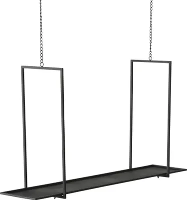Produktbild von Boltze Deckenregal Fridolin Hängebord Schwarz Hängeregal Eisen 4032900