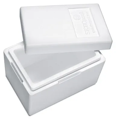 Produktbild von 24x Isolierboxen mit Deckel aus Styropor rEPS 330 x 225 x 225 mm 7,3 Liter