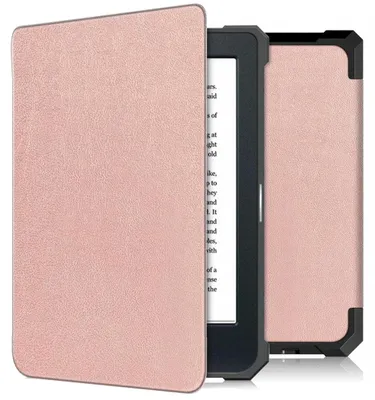 Imagen del producto de Funda Blanda Tipo Flip Fina Slim para Kobo Nia  - Oro rosa