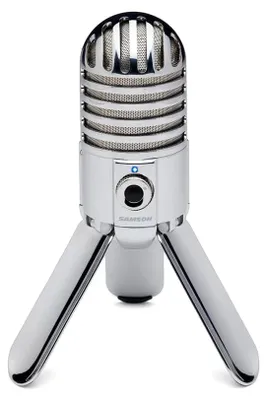 Produktbild von Samson Desktop USB Kondensatormikrofon silber -Meteor Mic silber